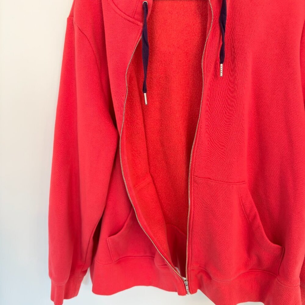 ❤️ Peloton Red Full-Zip Hoodie – Women’s XL - Picture 4 of 7